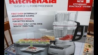 KitchenAid Food Processor Box Opening [upl. by Ramedlaw]