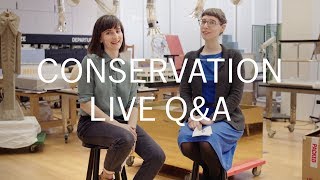 LIVE QampA with MoMA Painting amp Sculpture Conservators Ellen amp Diana March 14 [upl. by Buff]