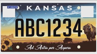 A little late to the party Kansas license plate design goes viral [upl. by Homerus]