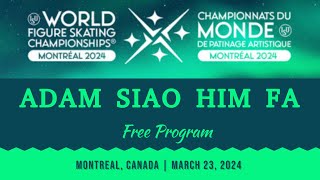 ADAM SIAO HIM FA  ILLEGAL BACK FLIP  Bronze  Spectacular performance at 2024 Montreal World [upl. by Eisus183]