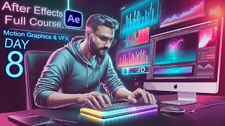 After Effects Complete Course For Beginners  2024  Day 8  After Effects Full Course aftereffects [upl. by Eednyl604]