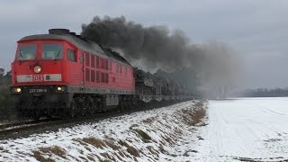 Showeinlagen der Baureihe 233 im Militärverkehr auf der OHE I Bundeswehr [upl. by Sibelle267]