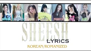 Babymonster SHEESH lyrics ll KoreanRomanized ll Kpop Fairy [upl. by Anuahs]