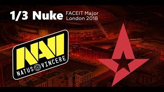 NaVi vs Astralis  13 Nuke Мажор FACEIT London 2018 Финал CSGO [upl. by Maribel]