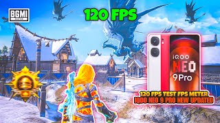 IQOO NEO 9 PRO 120 FPS BGMI TEST  140145 UPDATE 💥 SMOOTH  120 FPS BGMI 35 UPDATE GAMEPLAY [upl. by Cameron]