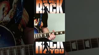 Queen  We Will Rock You Intro brianmay queen shorts [upl. by Marwin]