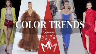 SpringSummer 2024 Fashion Color Trends [upl. by Bowyer]