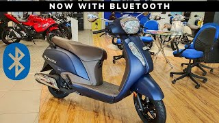 2020 Suzuki Access 125 Bs6 Bluetooth Detailed Review  New Colour Matt Blue  Price [upl. by Aisa987]