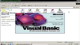 Microsoft Visual Basic 50 Professional [upl. by Oirevlis]