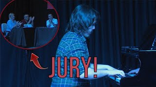 I played CHAINSAW MAN OP on piano infront of the juries KICK BACK [upl. by Saleme]