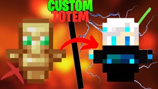 HOW TO MAKE CUSTOM TOTEM SKIN IN MINECRAFT  EASY WAY  2024 [upl. by Doreg]