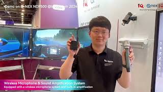 QNEX NDP500 Demo at InfoComm 2024 [upl. by Pompea482]