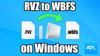 RVZ to WBFS for Nintendo Wii on Windows [upl. by Gove]