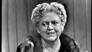 Whats My Line  Ethel Barrymore Oct 12 1952 [upl. by Aliekahs]