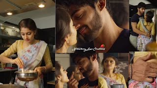 New Marriage Couples kitchen romantic status tamil  Cute Reaction Husband amp Wife [upl. by Eiboj366]