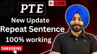 PTE Repeat Sentence New Update how to improve Repeat Sentence  Gurwinder Sir [upl. by Cissie]