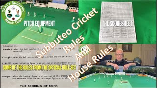 Subbuteo Cricket Rules [upl. by Anwadal]