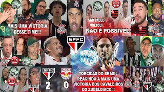 TORCIDAS DO BRASIL AO SÃO PAULO 2X0 BRAGANTINO E 4 VITORIAS CONSECUTIVAS COM ZUBELDÍA ALEGRÍA [upl. by Metzger]