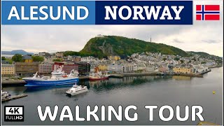 Alesund Walking Tour Norway 🇧🇻Msc Euribia Excrusion in Norway [upl. by Oalsecnew]