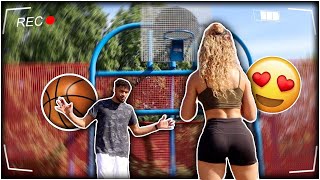 1v1 STRIP BASKETBALL VS MY GIRLFRIEND Pt2 [upl. by Jos235]