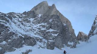 Skitour Mandlkogel 2279 m inkl Geisterkogelrinne Mandlkogelschlucht und Sternkogelrinne [upl. by Seraphim]