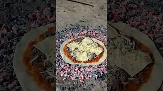 البيتزا الصحراوية Desert pizza بنة فوور 👌 بيتزا بيتزاسريعه pizza pizzalover طبخ [upl. by Fedak116]