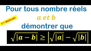 Calcul dans R Valeurs absolues et racines carrées identité remarquable maths algèbre maths [upl. by Fidole]