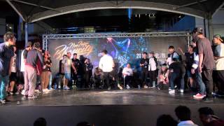 2014新北市國際街舞大賽 北區預賽Taiwan Battle Pro Bboy 8on8 4強 International Zone Coaster vs Boyz in the hood [upl. by Isyed]