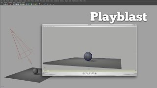 Create a Maya playblast [upl. by Eirol223]