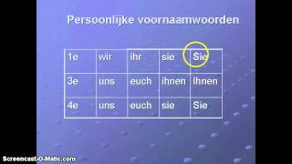duitsde uitlegvideo persoonlijke voornaamwoorden 1e 3e en 4e naamval [upl. by Jens]