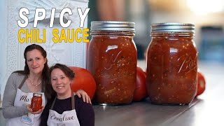 Spicy Chili Sauce Canning Recipe [upl. by Enelrac695]