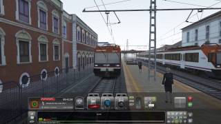 Renfe 470 Alcázar de San Juan  Valdepeñas  Railworks Train Simulator 2017  Linea 400 adif [upl. by Enegue]