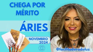 ARIES ♈️ ALGO CHEGA POR MERITO NOVEMBRO24 [upl. by Lamee]