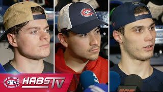 Canadiens address the media at practice  LIVE PRESS CONFERENCES [upl. by Viki845]