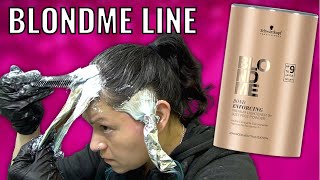 Bleaching my hair for the first time with Schwarzkopf Blondme [upl. by Aimet893]