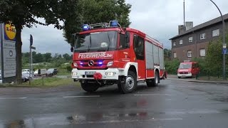 Realeinsatz während Tag der offenen Tür HLF amp DLK Feuerwehr OerErkenschwick [upl. by Nnaharas503]