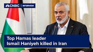 Top Hamas leader Ismail Haniyeh killed in Iran Hamas [upl. by Fariss412]