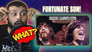 FIRST TIME CHECKING Creedence Clearwater Revival  Fortunate Son  REACTION [upl. by Clareta]