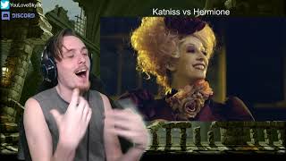 KATNISS vs HERMIONE Princess Rap Battle ReactionBreakdown [upl. by Ahsinej]