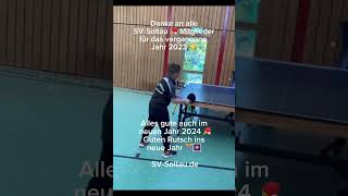 Guten Rutsch ins neue Jahr 2024 🏓🎊 shorts viral youtubeshorts shortvideo shortsvideo video [upl. by Llewon]