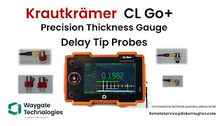 Waygate Technologies  Krautkrämer CL Go With Delay Tip Probes [upl. by Olsen]