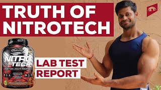 MUSCLETECH NITROTECH WHEY PROTEIN SCIENTIFIC REVIEW  LAB TEST REPORT  ENGLISH SUBTITLES ADDED [upl. by Lejna971]