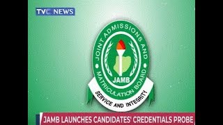 JAMB Launches Candidates Credentials ProbeTVC Breakfast April 24th 2019 [upl. by Aivyls634]