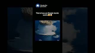 How an Atomic Bomb ⚛ 😳🤯 shorts nuclear nuclearbombs atomicbomb nuclearexplosion explosion [upl. by Anahsal477]