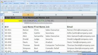 Excel LookupSearch Tip 7  Vlookup on Data that has a Prefix before it [upl. by Enrica]