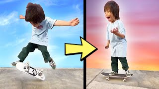 They FINALLY Land Their First Kickflip [upl. by Boyse]