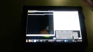 Native Fedora 19 on Galaxy Note 101 GTN8000  Guide [upl. by Enehpets484]