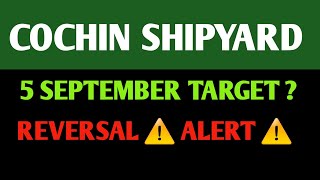 Cochin Shipyard Share 🔴 Latest News Today  Price Target amp Analysis  5 Sep 2024 [upl. by Netty]