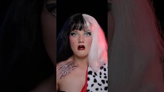 🤍Cruella de Vil🖤 makeup cruella halloweenmakeuplook sfx disneyvillains shorts [upl. by Innad]