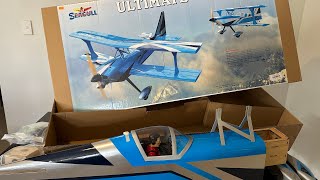 Seagull Models Ultimate Biplane 20cc ARF Unboxing [upl. by Merry]